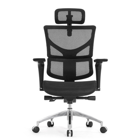 Кресло EXPERT 2 SAIL- ART SAS-M01 (подлокотник 6D(360), подголовник 5D, сетка черная / каркас черн)