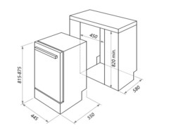 Посудомоечная машина Maunfeld MLP-08IM