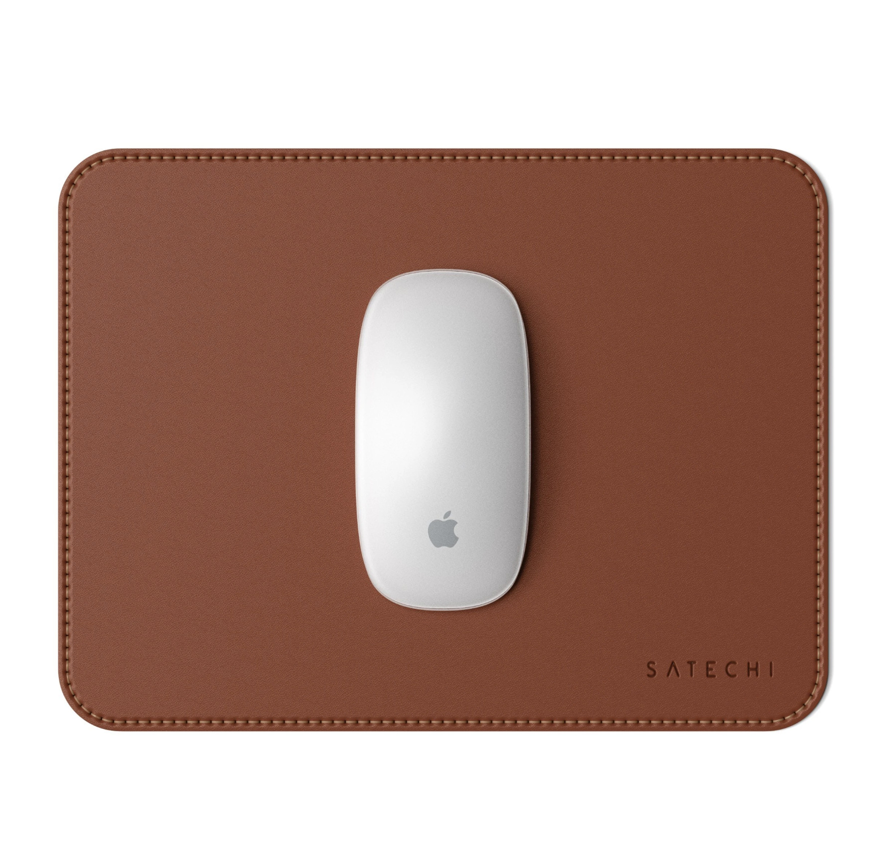 Купить Коврик Satechi Eco Leather Mouse Pad для мыши. Эко-кожа, коричневый  - по выгодной цене | Нобэл