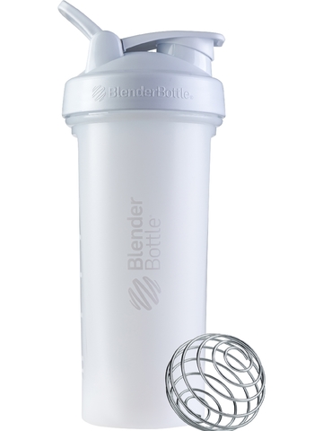 Картинка шейкер Blender Bottle Classic V2 828мл Full White - 1