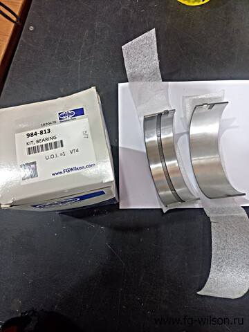 Вкладыши коренные коленчатого вала 1-й размер / KIT, BEARING АРТ: 984-813