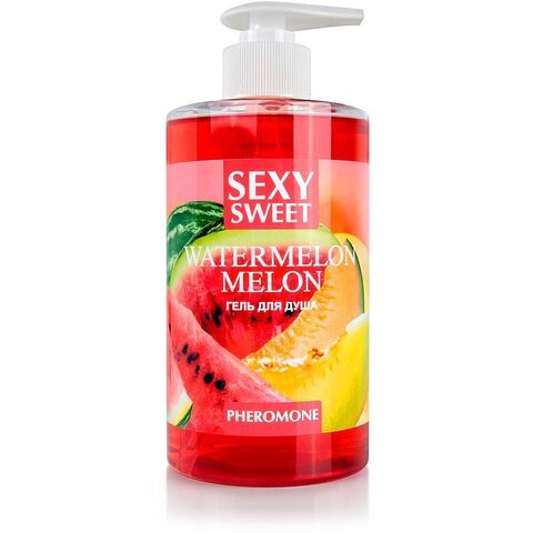Гель для душа Sexy Sweet Watermelon&Melon с ароматом арбуза, дыни и феромонами - 430 мл. - Биоритм Серия Sexy Sweet LB-16135