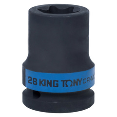 KING TONY (657528M) Головка торцевая ударная TORX Е-стандарт 3/4", E28