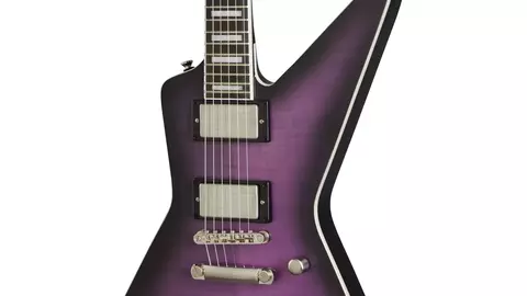 Epiphone Extura Prophecy Purple Tiger