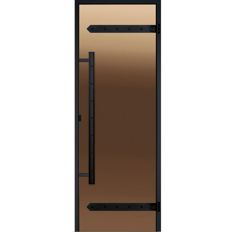 Дверь Harvia Legend STG 7×19 коробка сосна, стекло бронза, фото 1