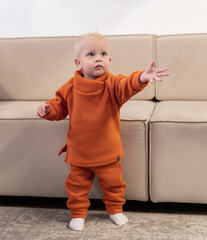 Флисовый костюм "Cute" (светло кирпичный)