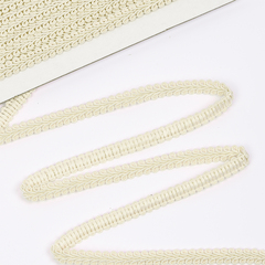 Тесьма Шанель плетеная, ш. 8 мм, молочный