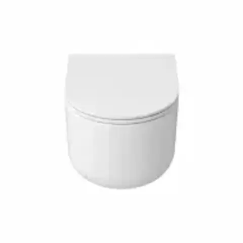 Унитаз подвесной Grossman GR-4416SQ Tornado безободковый с тонким сиденьем 490x360x380