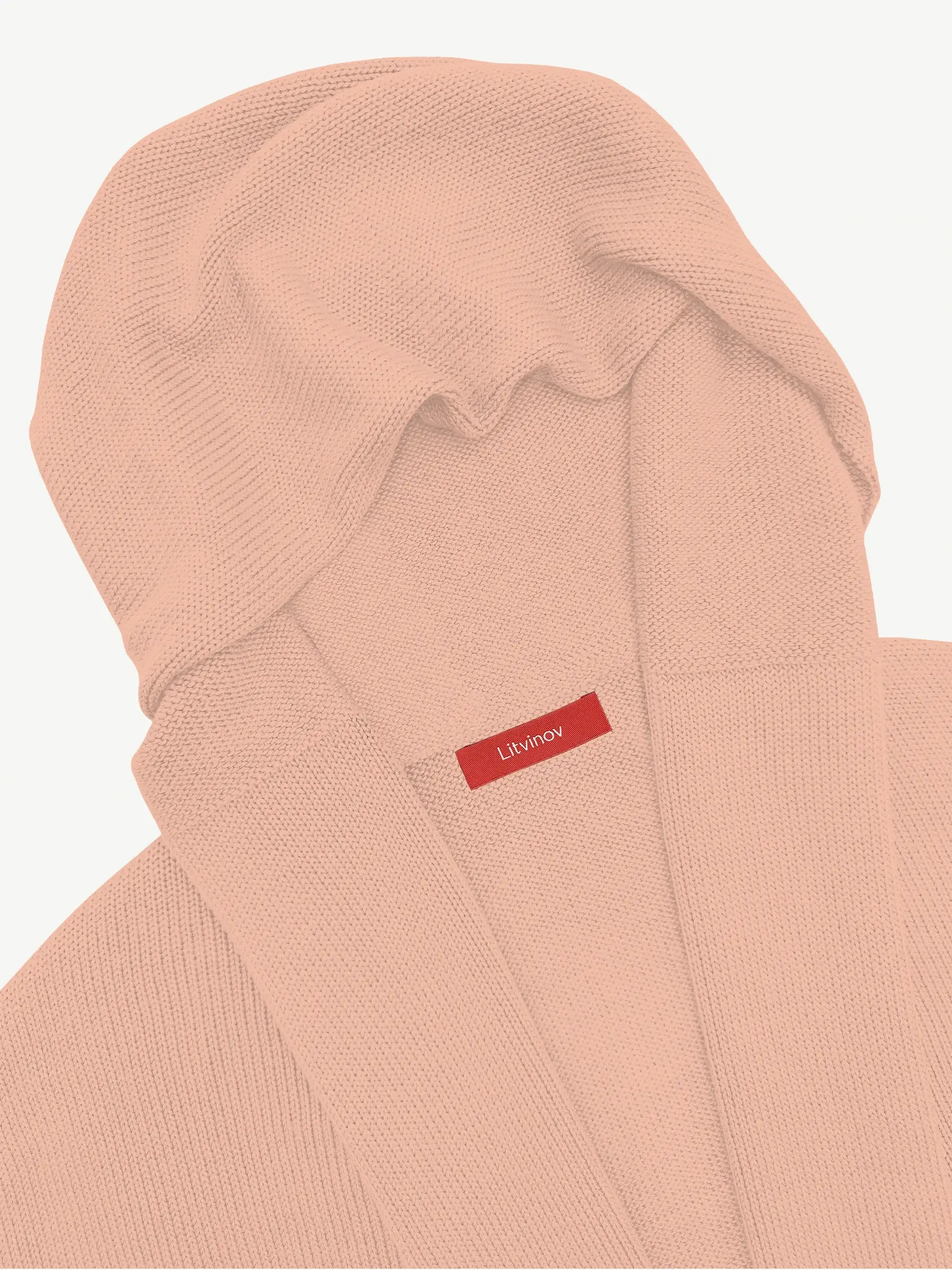 Кардиган с капюшоном из экохлопка