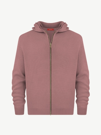 Толстовка на замке из мягкой шерсти