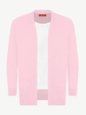 Кардиган с планкой из шелка