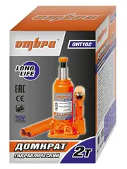 Ombra OHT102 Домкрат гидравлический профессиональный 2 т., 158-308 мм
