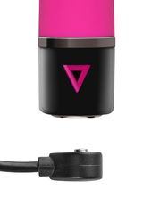Розовый силиконовый мини-вибратор Lil Bullet - 10 см. - 