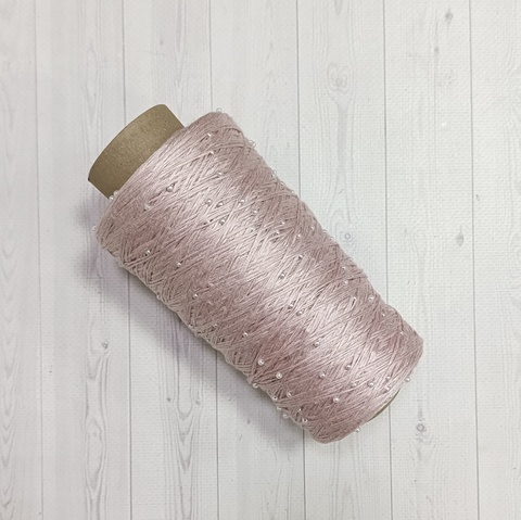 Пряжа Хлопок с бусинами 840