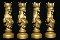 Силиконовый молд Шахматная фигура № 6