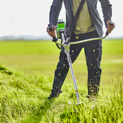 Триммер Greenworks GD60BCB 60V (40см) аккумуляторный, без АКБ и ЗУ