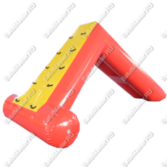 Надувной водный аттракцион «Приключения на скалах» красно-желтый, 3,5*2,5*2 м