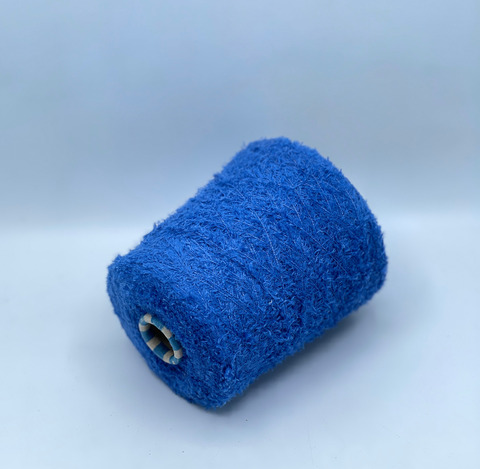 Бобинная пряжа, Pelliccioso, 265м, 62% Меринос, 27% Шелк, 11%Полиамид, Синий.37742