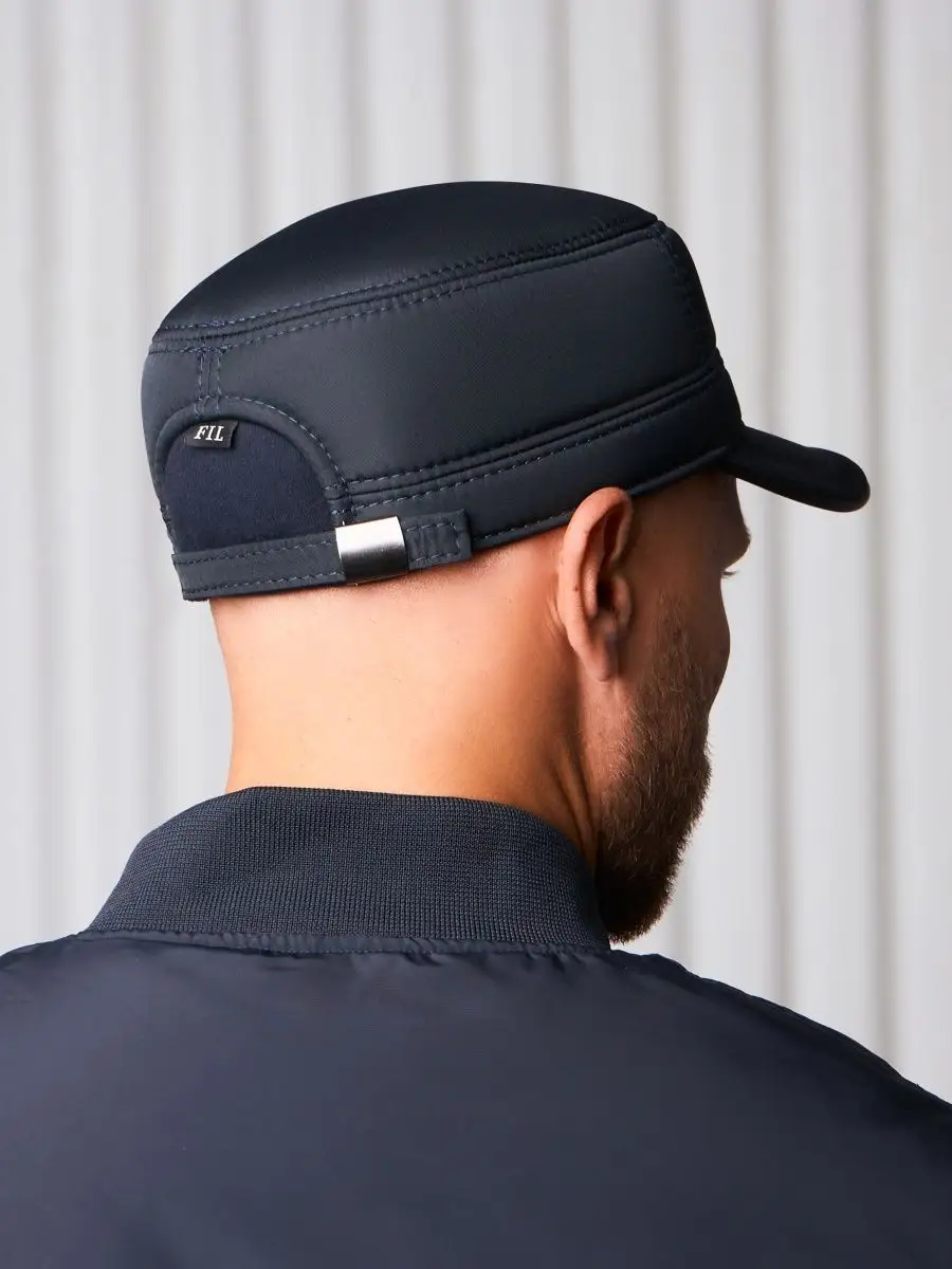 Кепка немка утепленная с ушками плащевка