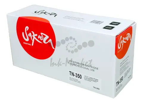 Картридж Sakura TN350 для Brother, черный, 2500 к.
