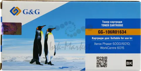 Принт картридж G&G для Xerox Phaser 6000/6010 WC 6015 (2K стр.), black