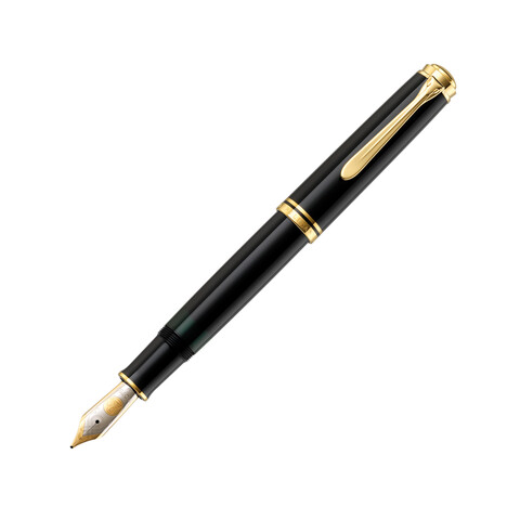 Ручка перьевая Pelikan Souverän® M 800, Black GT, M (995571)