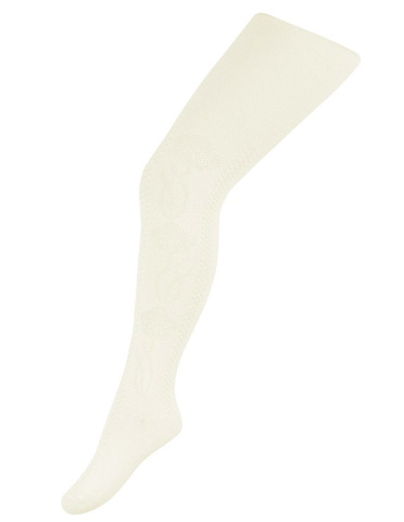 Желтые ажурные колготки Arina