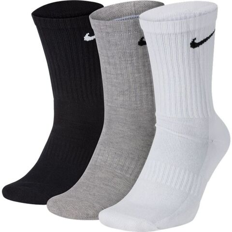 Теннисные носки Nike Everyday Cotton Lightweight Crew - black/white/grey
