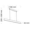 Подвесной светильник Technical Step P010PL-L30G4K