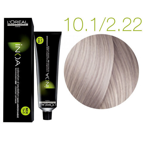 L'Oreal Professionnel INOA 10 1/2.22 (Очень очень светлый суперблондин интенсивный перламутровый) - Краска для волос
