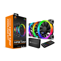 Комплект кулеров для компьютерного корпуса Cougar VORTEX HPB RGB COOLING KIT - 3 в1
