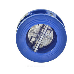 Клапан обратный чугун 2/створ Ду 250 Ру10/16 Тмакс=150 оС межфл створки чугун+EPDM Benarmo 2