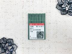 Игла промышленная, тонкая колба универсальная 80/12 1738R, 10 игл