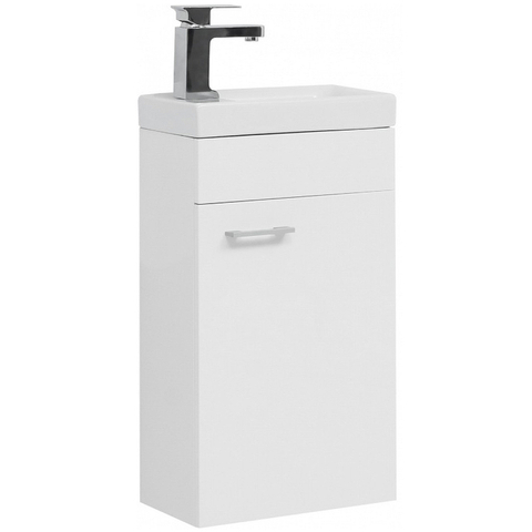 Aquanet 254037 Тумба с раковиной Нота 40 (Moduo) цв.белый (254037)