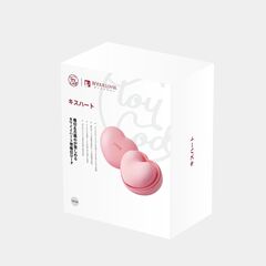Розовый вакуумный стимулятор Heart в форме сердца