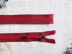 Молния спираль потайная, Т5, L 80 см, красный