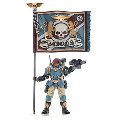 Фигурка Warhammer 40,000: Astra Militarum Tempestus Scions Command Squad 55th Kappic Eagles Banner Bearer