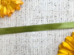 Лента атласная, ш. 0,5 см, 108 (108) оливковый хаки