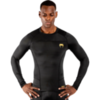 Рашгард Venum G-Fit Black/Gold L/S