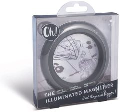 Böyüdücü şüşə Oh! The İlluminated Magnifier -Vivid Grey