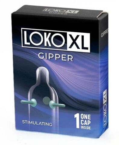 Стимулирующая насадка на пенис LOKO XL GIPPER - Sitabella Sitabella condoms 1450