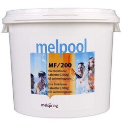 Средство по уходу за водой в бассейне на основе хлора Melpool MF 3 в 1, 50 кг (таблетки по 200 г)