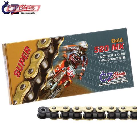 Цепь привода CZ Chains 520 MX GOLD-120