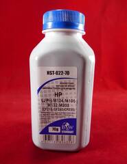 Тонер для картриджей CF218/CF230A,CRG-047,CRG-051 (для оригинальных и совместимых с MR) (фл. 70г) Black&White Standart фас.Россия