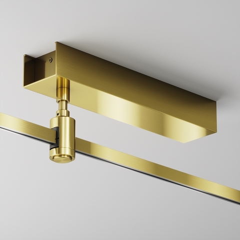 Основание потолочное Short для блока питания с вводом питания Maytoni FLARITY TRA156C-BB1-BS