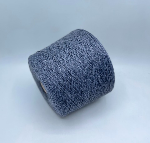 FILCOM (пр.Италия), art.Gioia, 3/15 500м/100 гр. 30% Меринос, 40%Кашемир 30%Шелк , цвет-Темный деним,меланж(356) арт-33291