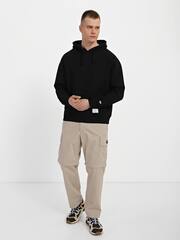 Толстовка Alpha Industries Essential French Terry Hoodie Black (Черный)