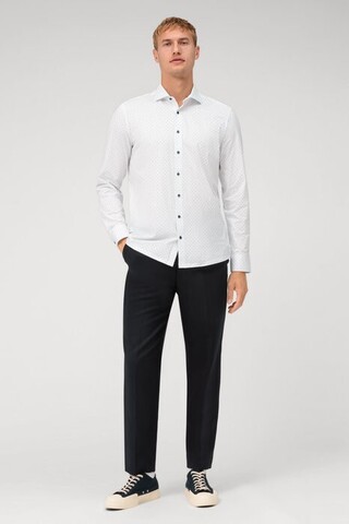 OLYMP 24/Seven LEVEL FIVE BODY FIT Сорочка трикотажная в мелкий узор