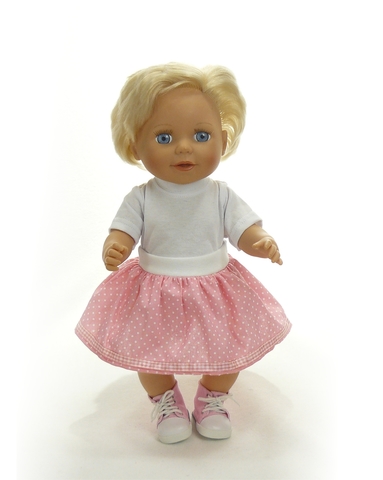 Юбка - На кукле. Одежда для кукол, пупсов и мягких игрушек.