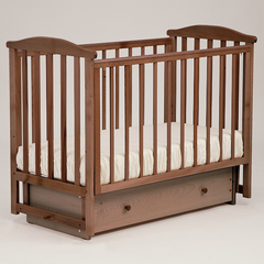 АБ  15.2  "Лютик"  кровать детская маятниковая  поперечн (махагон)